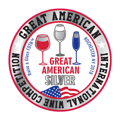 Great American Wine Competition SILVER - Crescent Hill Winery, Penticton, BC
