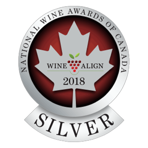 National Wine Awards of Canada: Wine Align 2018 Silver - Crescent Hill Winery, Penticton, BC